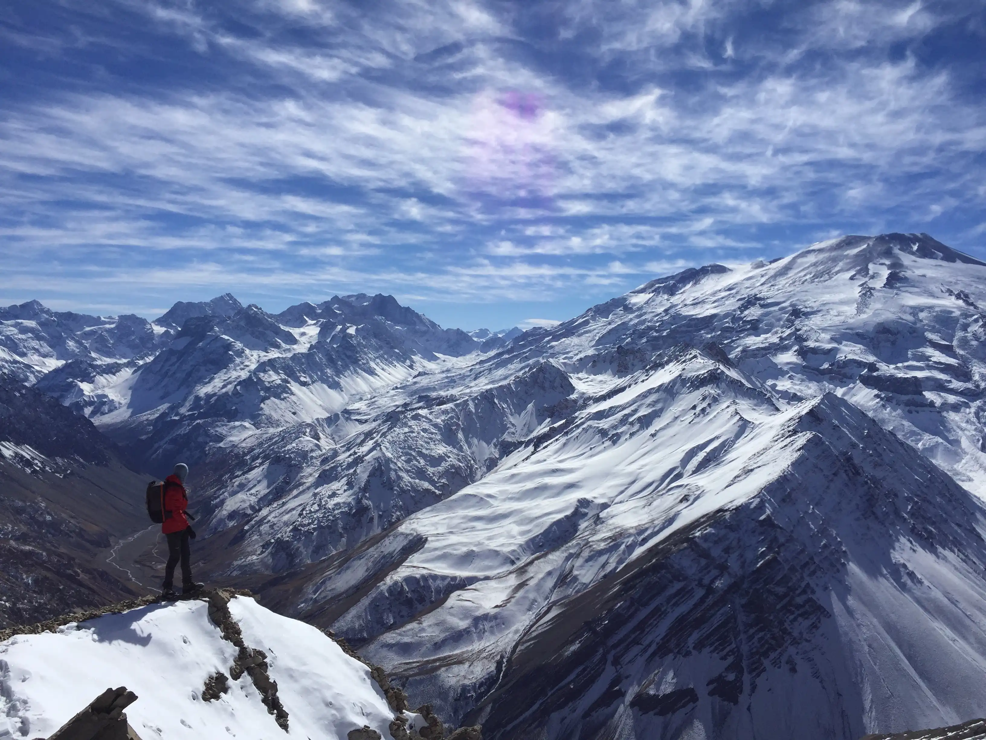 Andean landscape in the Chilean mountains 1