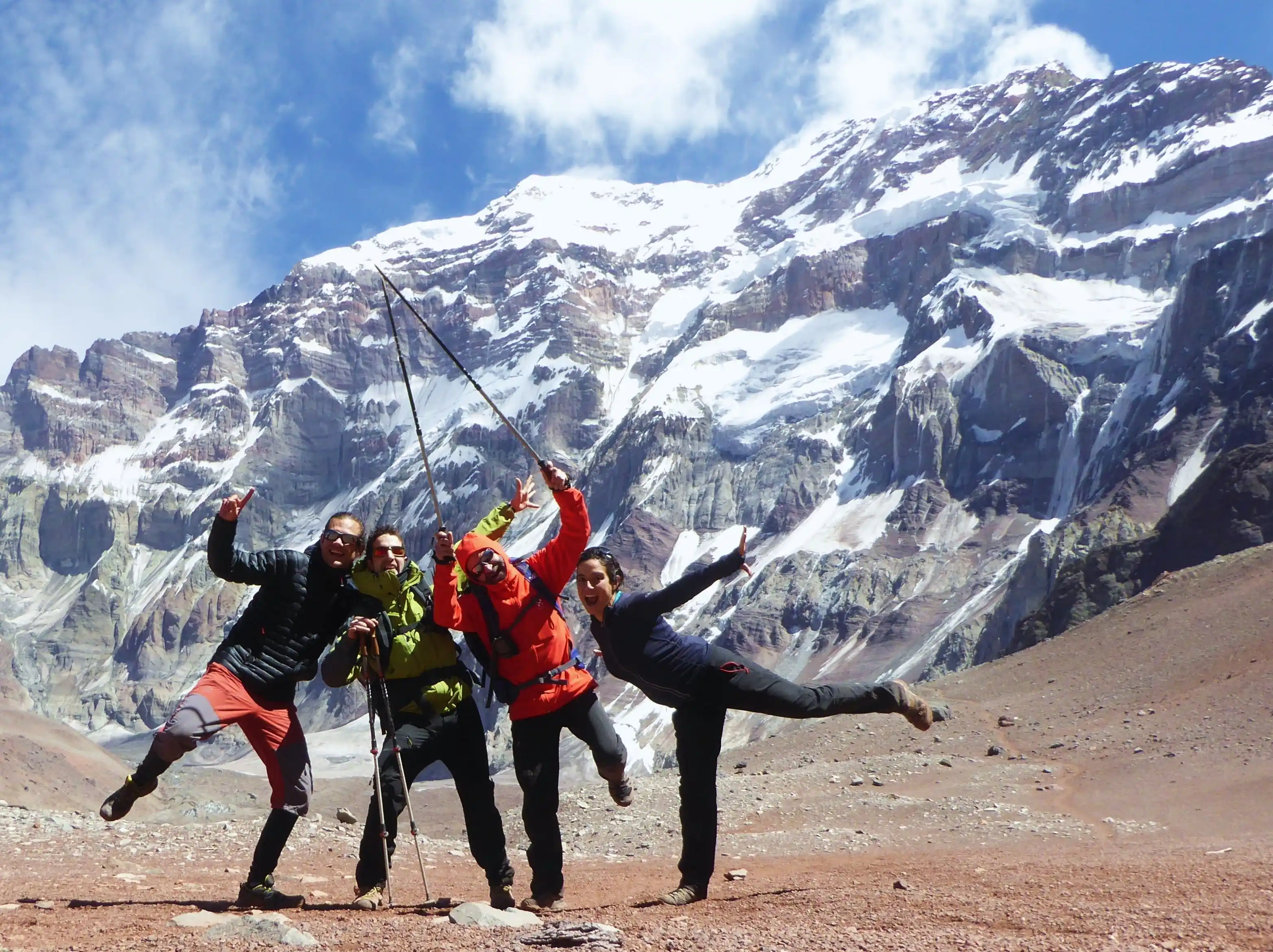 Travellers on an AndeScape mountain adventure 1